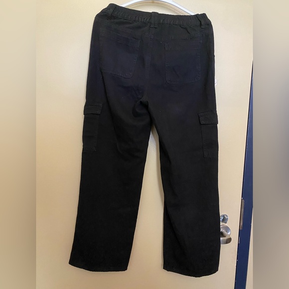 Black Cargo Pants - Picture 2 of 3